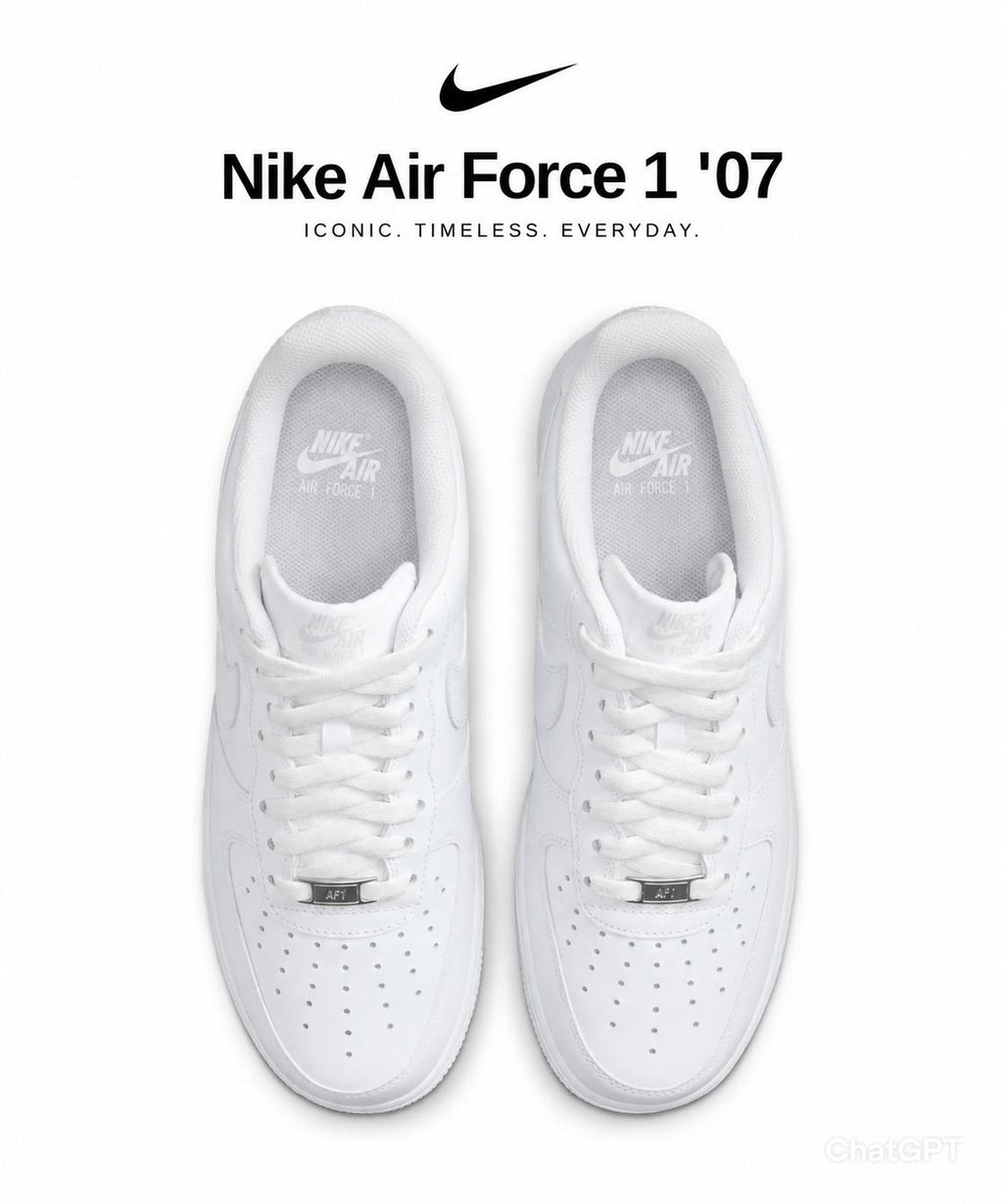 Nike Air Force 1 Low (Triple White)